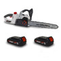 Tronçonneuse 40V (2x20V) X-Performer XPTRO40LI-2B - Double Sécurité - Graissage Auto + 2 Batteries 2 Ah