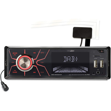 Autoradio Caliber RMD060DAB-BT - Radio, radio DAB, lecteur de cartes SD, USB