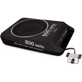 Caisson Actif Caliber BC108US - Extra Plat avec Haut-Parleur de grave de 20 cm - Noir