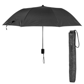 Parapluie Noir compact - pliable - Diamètre 90 cm