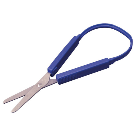 Ciseaux Ergonomiques à Boucle - Easy Grip - acier inoxydable