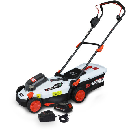 Tondeuse à gazon X-Performer XPTDE3320LI  - portative sur batterie - 20V MAX - 30L - BATTERIE XPBAT2A Inclus + Chargeur
