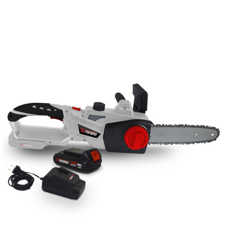Tronçonneuse X-Performer XPTR20LI - 20V à batterie  - Long. de coupe : 260 mm - BATTERIE XPBAT2A Inclus + Chargeur