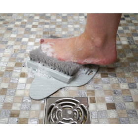 Brosse pour les pieds avec base anti dérapante - Frottez vos pieds sans efforts