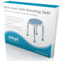 Tabouret de bain Aidapt avec siège rotatif - VB511R