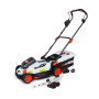 Tondeuse à gazon et Cisaille de jardin sur batterie - X-Performer XPTDE3320LI / XPCSTH20LI - 2 Batteries 2Ah et charg...