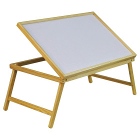 Table de lit avec pieds pliants, pour servir le petit déjeuner au lit ou comme table TV, plateau d'ordinateur portable
