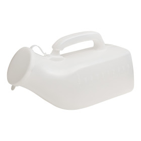 Urinoir Masculin Bouteille d'urine extérieure portative de 1000ml avec couvercle