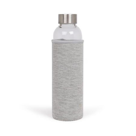 Bouteille isotherme Livoo MEN394 - Inox - Capacité 500 ml + Filtre infuseur + Poche en néoprène