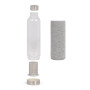 Bouteille isotherme Livoo MEN394 - Inox - Capacité 500 ml + Filtre infuseur + Poche en néoprène