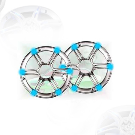 Grilles de haut-parleurs 5.25" avec LED - XXL POWER 202.307