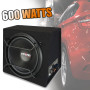Subwoofer + ampli intégré Caliber BC112SA - 12" / 600 Watts - Plug and play