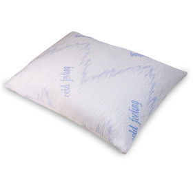 Oreiller Confort à mémoire de Forme  - 46cm x 61 cm - Mousse Rafraîchissante