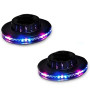 Lot de 2 Eclairages LED pour DJ - Soirée - Fête - Animation - 360 Degrés