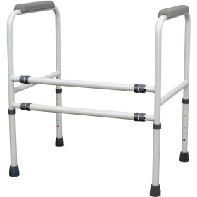 Cadre de toilette autoportant Ashford - Réglable en hauteur et en largeur