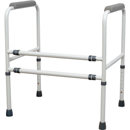 Cadre de toilette autoportant Ashford - Réglable en hauteur et en largeur