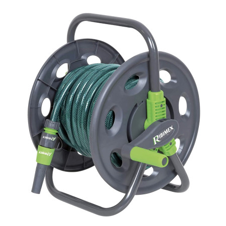 RIBILAND Dévidoir tuyau d'arrosage - 15 m - Ø 12,5 mm