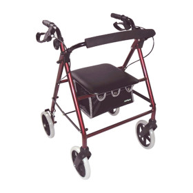 Déambulateur Aidapt VP176A avec Cadre en Aluminium Rouge