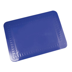 Tapis rectangulaire antidérapant en caoutchouc de silicone Tenura 25,5x18,5 cm Aidapt VM985b