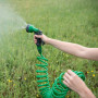 Kit tuyau à spirale pour arrosage, BMI, 15 m, vert/gris,  arrosage jardin, pelouse