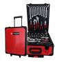Valise outil, WIdmann 254ALC, coffret de garagiste, mécanicien de 254 pièces, pinces, tournevis, clés, scie, marteau