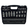 Coffret de Douilles Widmann 108SS socket Professionnelles 108 Pièces - 1/4 "et 1/2", Cliquet à 72 dents,  chrome-vana...