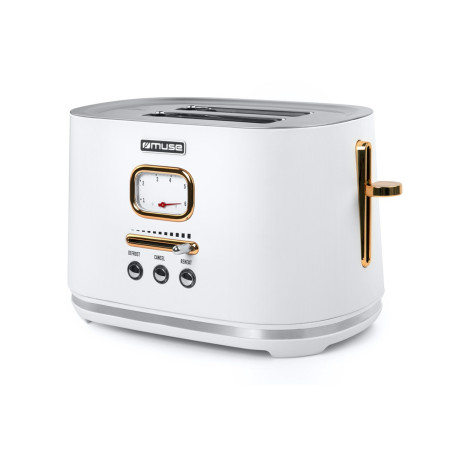 Muse MS-130W - Grille-pain , 2 fentes - décongélation - 1000W