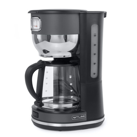 Muse MS-220 DG - Cafetière avec réservoir 1.4 L (10 tasses) avec Porte-filtre - 1000W