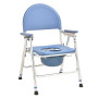Chaise de toilettes, Identités 811006, pliante Islande, pot amovible,  Livrée avec galette souple