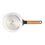 LIVOO MEP132W Casserole intérieur antiadhésif diamètre 18 cm poignée en bois