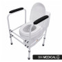 Cadre de toilette autoportant - Bm Médical CT-50- Réglable en hauteur et en largeur