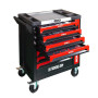 Servante d'atelier BM TOOLS 9/7 MONSTER-EDITION-RED 7 tiroirs pleins, 1 porte & 1 tiroir vertical - 257 outils - Sur ...