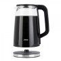 Bouilloire digitale à température variable - Capacité 1,7 L - Puissance 1850-2200 W  - Corps en verre borosilicate