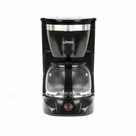 Cafetière électrique Livoo DOD163W - grande capacité de 1,25 L qui permet de remplir jusqu'à 12 tasses de café - Puis...