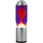 ITotal XL2197 Lampe à Lave avec Base Argentée, Liquide Violet et Cire Jaune