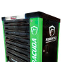 Servante d?atelier complète Barracuda Tools VERTE PRO++ 8 tiroirs 8 outillés - 4 roues, 2 freins - Chariot MECANICIEN...
