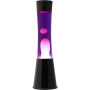 ITotal XL1760 Lampe à Lave 40 cm avec Base Noire, Liquide Violet et Cire Blanche