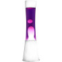 ITotal XL1758 Lampe à Lave 40 cm avec Base Blanche, Liquide Violet et Cire Rose