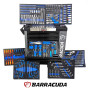 Servante d?atelier complète Barracuda Tools NARDO Gray XXL 7 Tiroirs outillés - 4 roues, 2 freins, Chariot MECANICIEN...