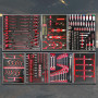 Servante d'Atelier complète 7/8 King Size Kraft Muller 7 tiroirs outillés, clé Dynamo, sur roues - Chariot MECANO, GA...
