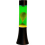 ITotal XL2345 Lampe à Lave 40 cm avec Base Noire, Liquide Vert et Cire Jaune
