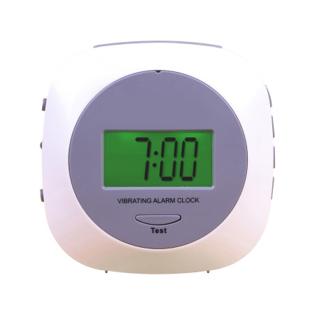 Réveil Aidapt VM310A avec fonction vibrante puissante sous l'oreiller