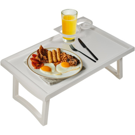 Aidapt VM938G Table plateau de lit pliante avec supports d'accessoires