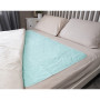 Lot de 2 protège-matelas lavables Aidapt VM842D pour incontinence, avec rabats de serrage, 1350x850x3mm