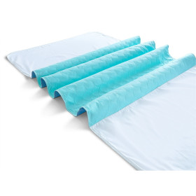 Alèses lavables pour incontinence - Aidapt VM842E - Paquet de 2 avec rabats repliables - 850x900x50mm