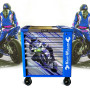 Servante d'atelier Kraft Muller KM-7/6 RACING-BLUE FLEX MOTO GP, 249 Outils inclus - 7 tiroirs, 6 tiroirs pleins, 1 p...
