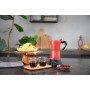 Cafetière italienne électrique LIVOO DOD117RC Coloris Rouge -  300ml, 6 tasses, 480W