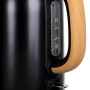 CAMRY CR 1342 Bouilloire en métal 1,7 l STRIX 2200 W avec arrêt automatique Coloris Noir