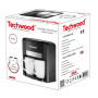 Cafetière 2 Tasses Duo Techwood TCA-206 Puissance : 420-500W- Coloris Noir - deux tasses en porcelaine inclus