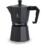 Techwood TCA-012 Cafetière Moka Traditionnelle en Aluminium  12 Tasses Coloris Noir